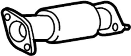 View 28610F2910 Exhaust Pipe (Front) Full-Sized Product Image