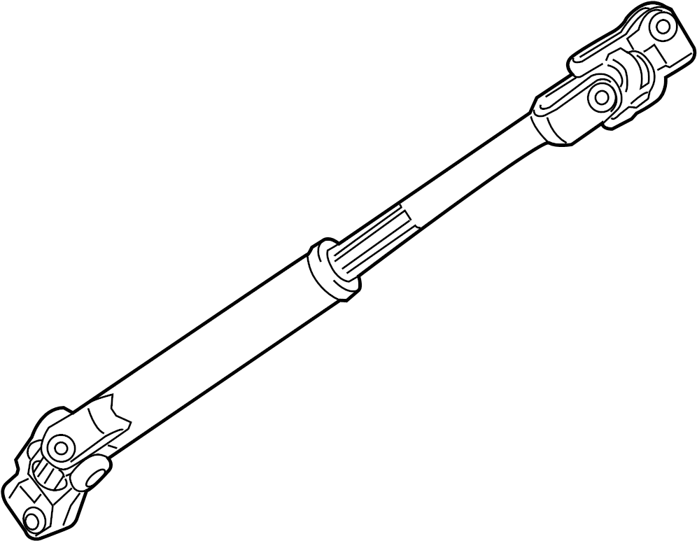 View 56400F2000 Steering Shaft (Lower) Full-Sized Product Image
