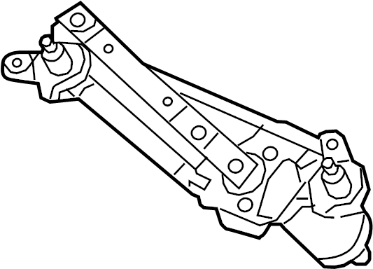 View 98120F2000 Windshield Wiper Linkage Full-Sized Product Image