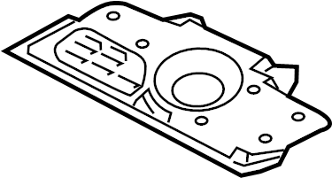 View 84509F2000 Instrument Panel Knee Bolster (Right) Full-Sized Product Image