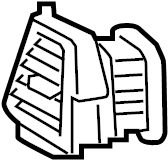 View 97420F20004X Dashboard Air Vent (Right) Full-Sized Product Image
