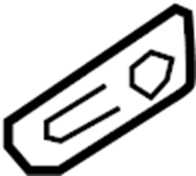 View 82663F2000 Exterior Door Handle Gasket Full-Sized Product Image