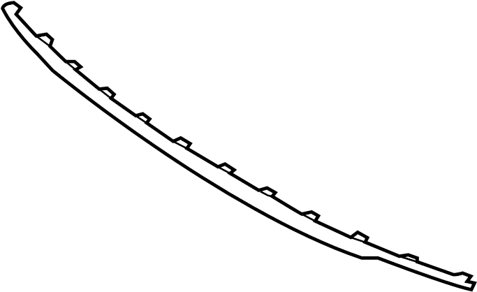 View 86689F2500 Bumper Trim (Right, Rear, Lower) Full-Sized Product Image