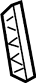 View 86561F3500 Grille (Left, Front, Lower) Full-Sized Product Image