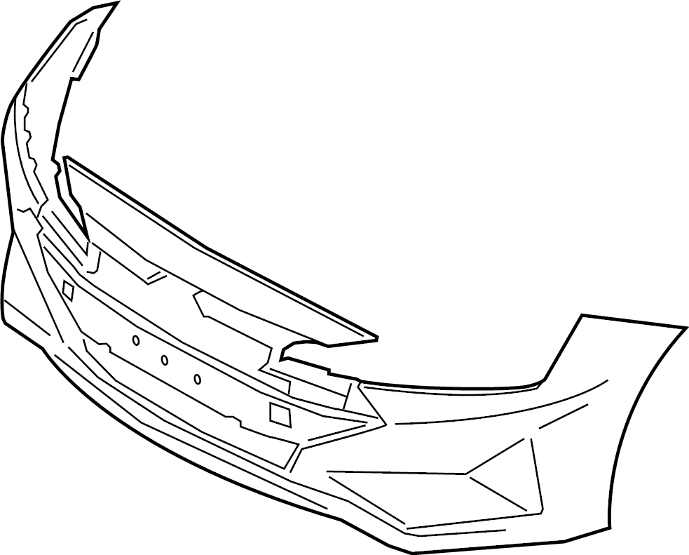 View 86511F2AA0 COVER-FR BUMPER Full-Sized Product Image