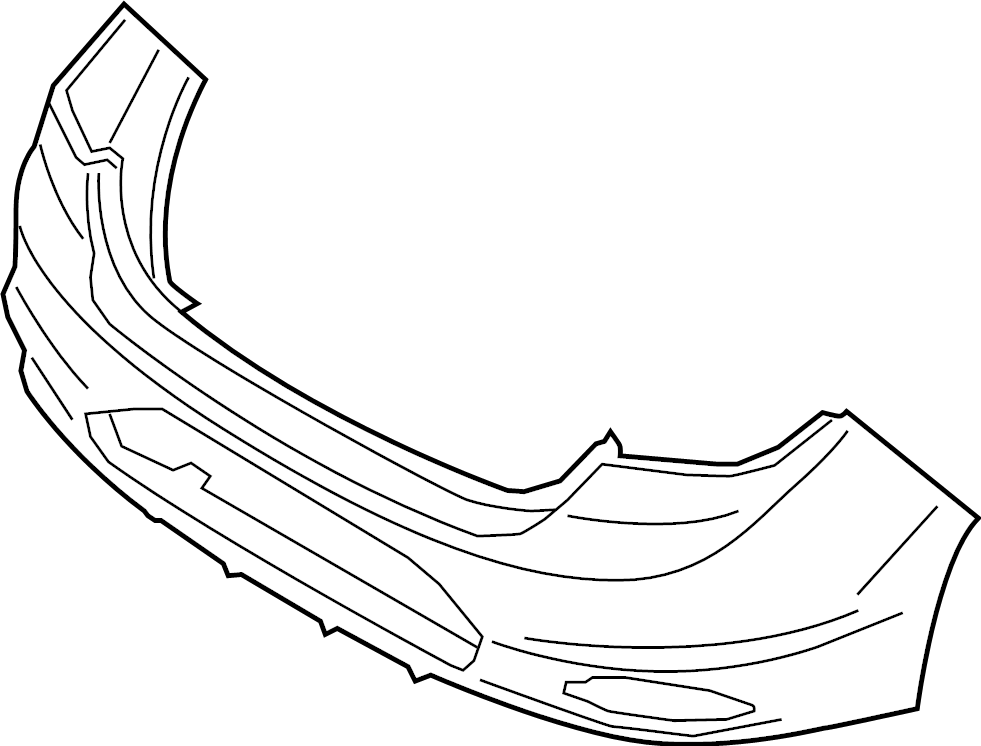 View 86611F2NA0 Bumper Cover (Rear, Upper, Lower) Full-Sized Product Image