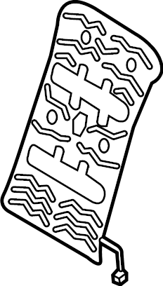 View 88390F3000 Seat Heater Pad (Front) Full-Sized Product Image