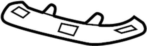 View 86513A5000 Bumper Guide (Left, Front, Upper, Lower) Full-Sized Product Image
