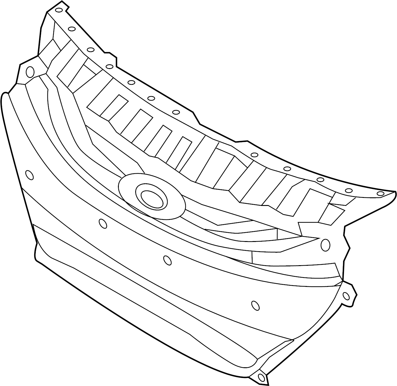 View 86351A5000 Grille (Upper, Lower) Full-Sized Product Image