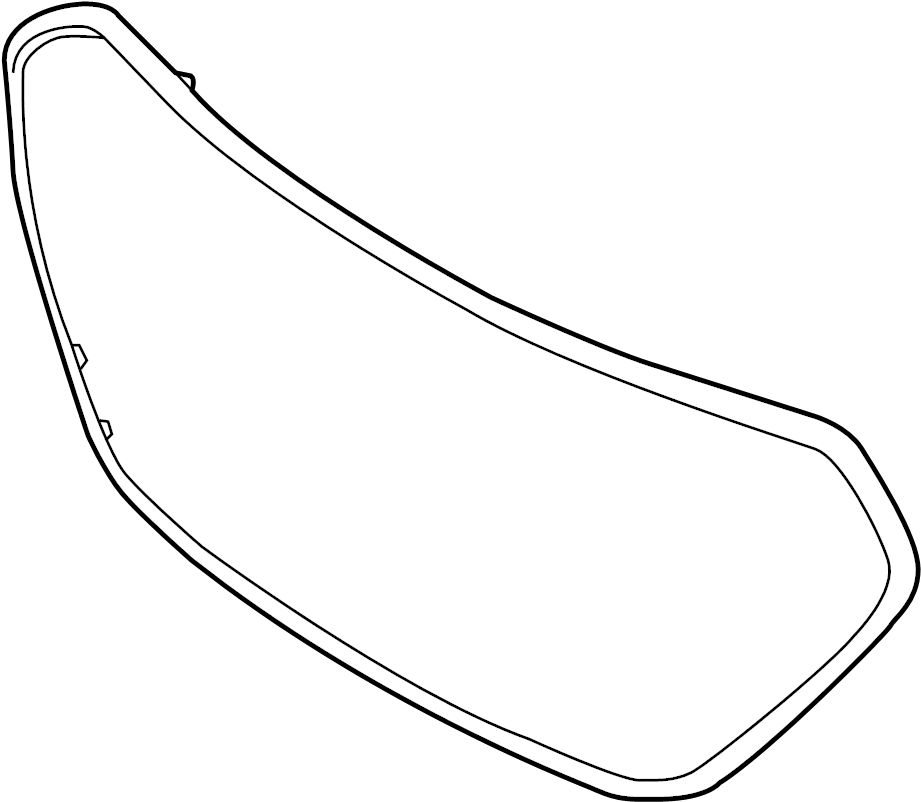 View 86352A5600 Grille Molding (Upper, Lower) Full-Sized Product Image
