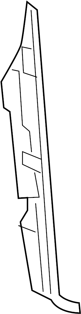 View 84126A5000 Fender Insulator (Right, Rear) Full-Sized Product Image
