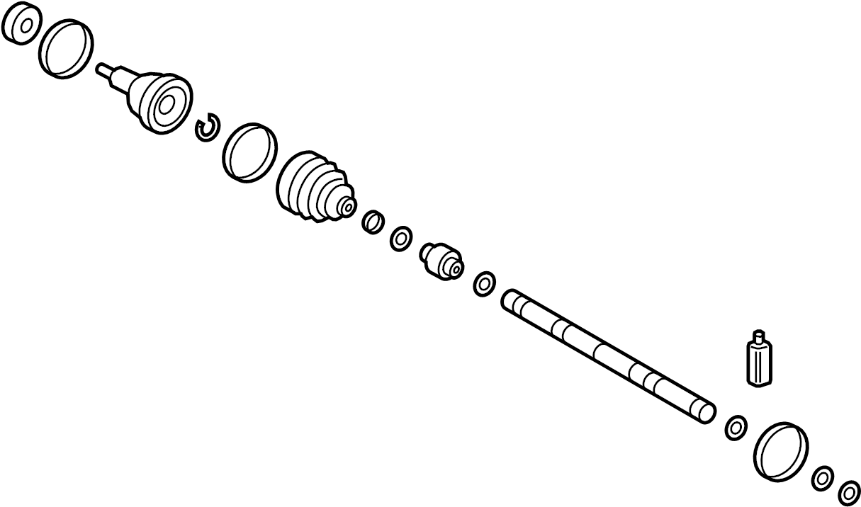 View 495913X1B5 CV Joint Kit (Front) Full-Sized Product Image