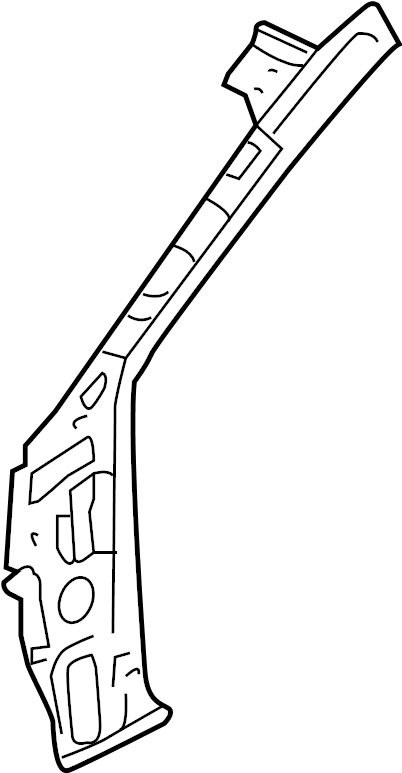 View 71202A5500 Body A-Pillar (Right, Front) Full-Sized Product Image