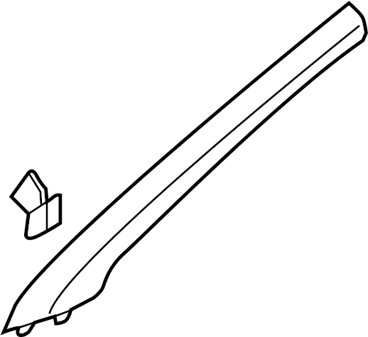 View 85810A5000TX Body A-Pillar Trim Panel (Left, Front) Full-Sized Product Image