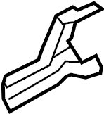 View 82494A5000 Door Latch Reinforcement (Right, Front) Full-Sized Product Image