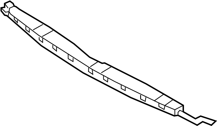 View 86689A5000 Bumper Trim (Right, Rear, Lower) Full-Sized Product Image
