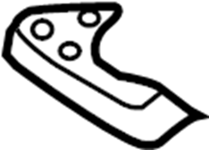 View 8652426900 Bumper Cover Support Rail (Left, Front, Upper, Lower) Full-Sized Product Image