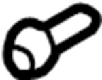 View 8636326001 Grille Molding Bolt Full-Sized Product Image