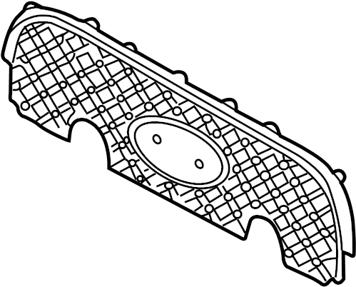View 8635226900 Grille (Upper, Lower) Full-Sized Product Image