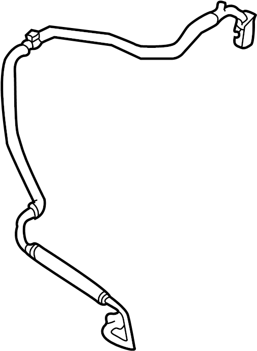 View 9776326001 A/C Refrigerant Suction Hose Full-Sized Product Image