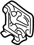 View 977033F000 A/C Compressor Bracket Full-Sized Product Image