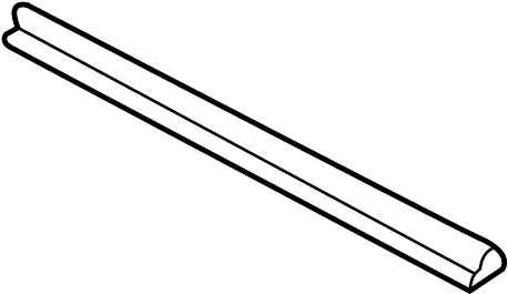 View 8643026001 Hood Seal (Rear) Full-Sized Product Image