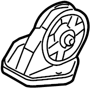 View 2191026800 Engine Mount (Front, Upper) Full-Sized Product Image