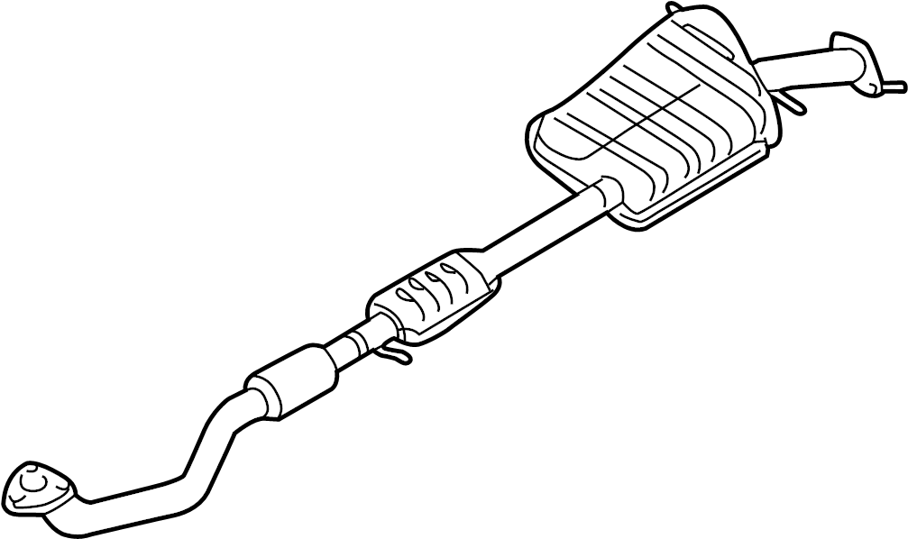 View 2861026000 Exhaust Pipe (Front) Full-Sized Product Image