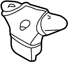 View 2852537262 Exhaust Manifold Heat Shield (Right) Full-Sized Product Image