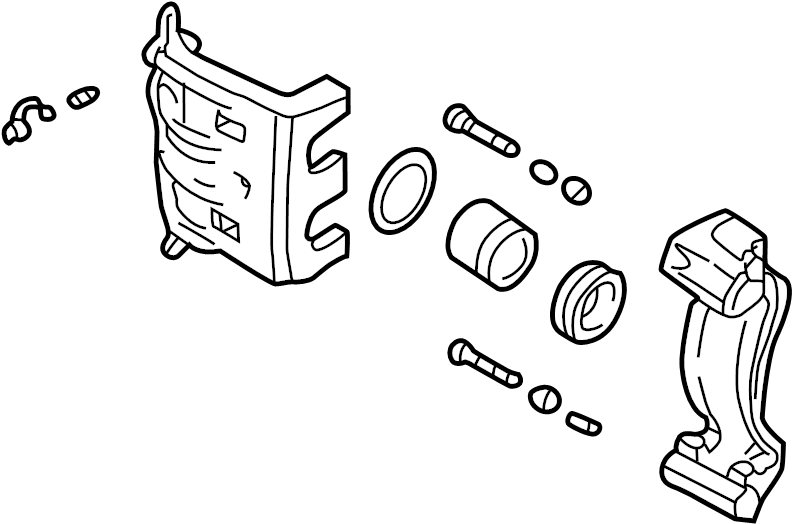View 5813026000 Disc Brake Caliper (Right, Front) Full-Sized Product Image