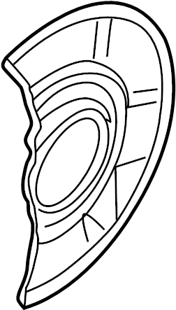 View 5175626100DS Brake Dust Shield (Right) Full-Sized Product Image