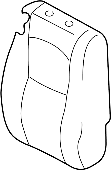 View 8847026000SDA Seat Back Cushion Cover (Front, Rear) Full-Sized Product Image