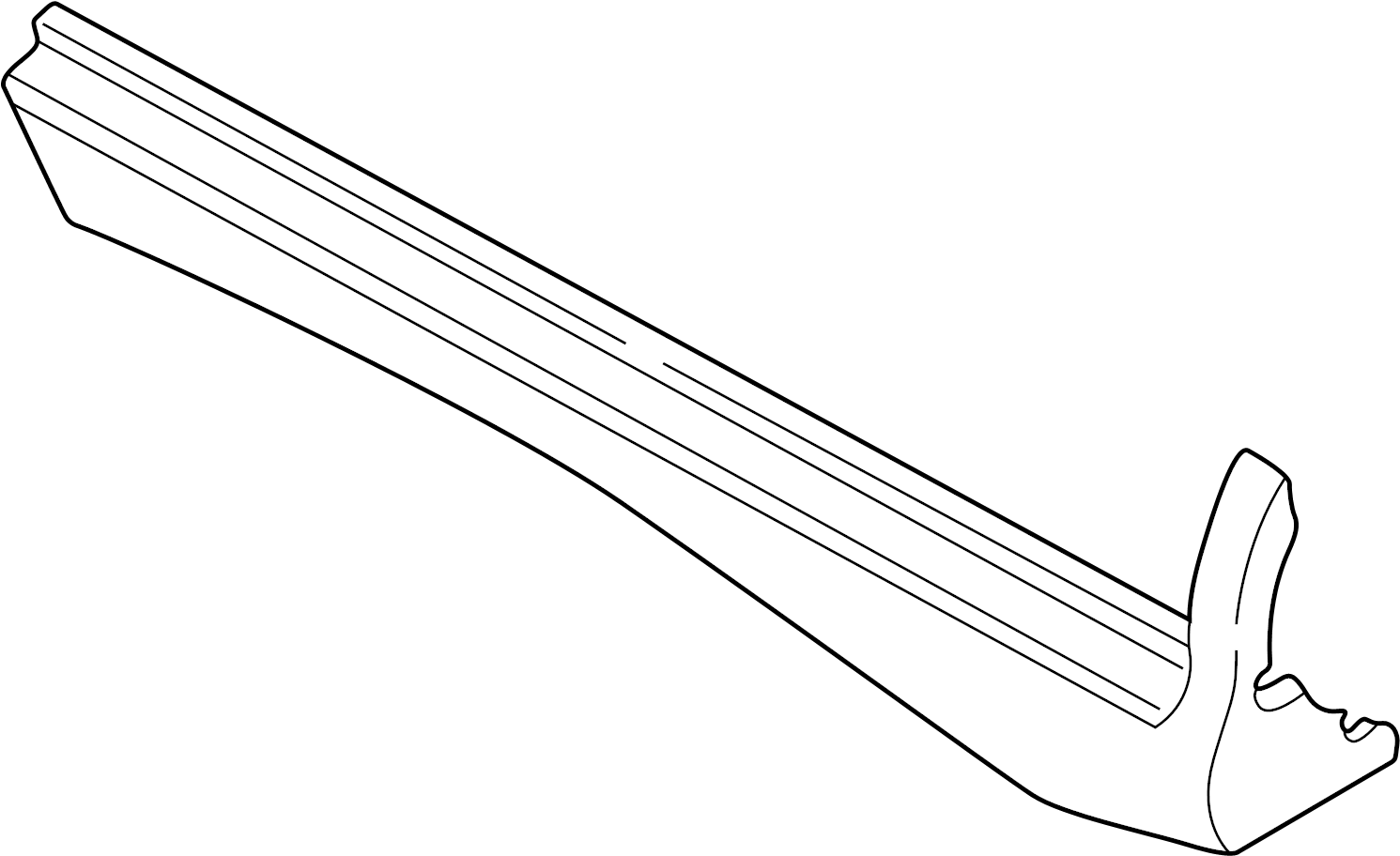 View 8775226900 Rocker Panel Guard (Right) Full-Sized Product Image