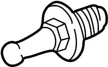 View 8718626000 Back Glass Lift Support Stud Full-Sized Product Image