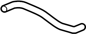 View 254112B200 Radiator Coolant Hose (Upper) Full-Sized Product Image