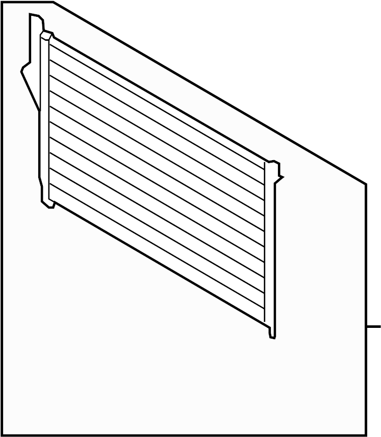 View 976062B000AS A/C Condenser Full-Sized Product Image
