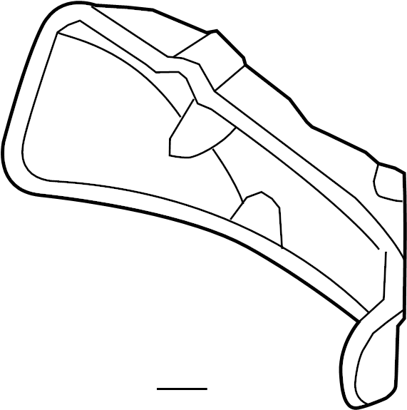 View 285253E000 Exhaust Manifold Heat Shield (Right) Full-Sized Product Image
