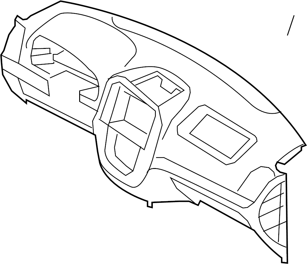 View 847102B000WK Dashboard Panel Full-Sized Product Image