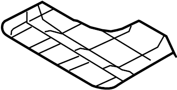 View 891000W500J4K Seat Cushion Foam (Left) Full-Sized Product Image
