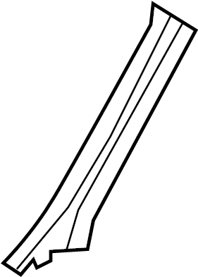 View 858100W010J4 Body A-Pillar Trim Panel (Left, Front) Full-Sized Product Image