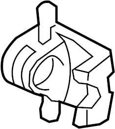 View 582102B010 Disc Brake Caliper (Left, Rear) Full-Sized Product Image