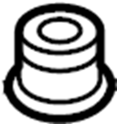 View 554282B000 Suspension Crossmember Insulator (Rear) Full-Sized Product Image