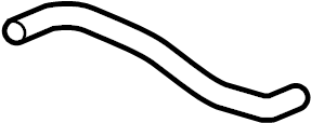 View 254112B800 Radiator Coolant Hose (Upper) Full-Sized Product Image