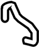View 254512B150 HOSE. Reservoir. RADIATOR. RADIA. TO RES. Engine Coolant.  Full-Sized Product Image