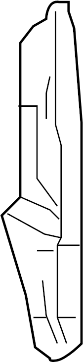View 841422B000 Fender Insulator (Right, Rear) Full-Sized Product Image