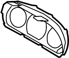 View 943602B110 Instrument Panel Bezel Full-Sized Product Image