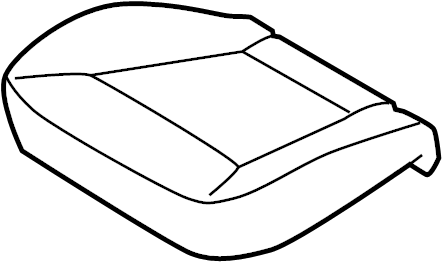 View 882600W600MKR Seat Cushion Foam (Front) Full-Sized Product Image
