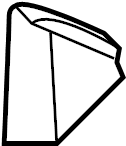 View 876602B020CA Door Trim Molding (Front, Upper) Full-Sized Product Image