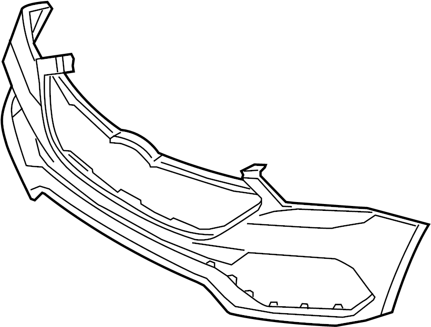 View 865114Z500 Bumper Cover (Front, Upper) Full-Sized Product Image