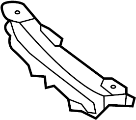 View 863582W000 Grille Bracket (Lower) Full-Sized Product Image
